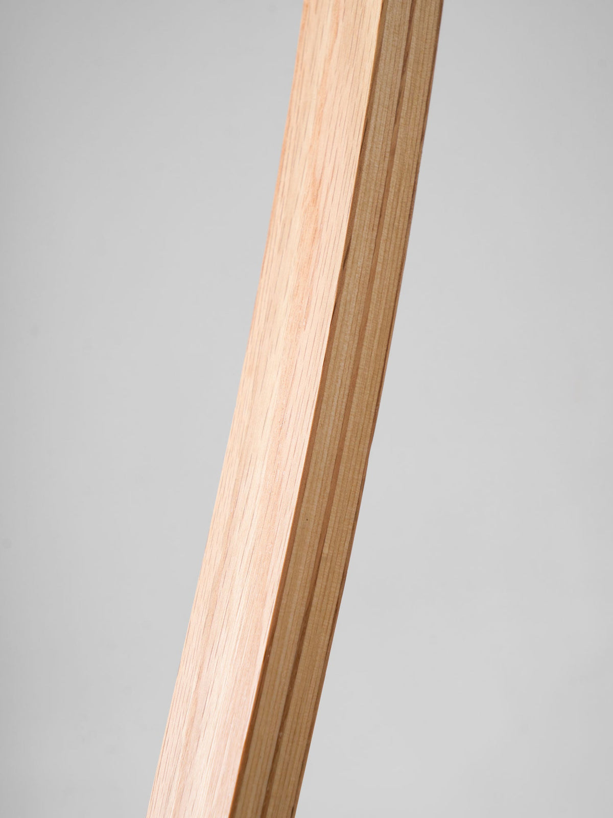 Arbora | Arc Floor Lamp with Beech Wood and Pleated Shade | Plug In Lamp for Living Room
