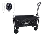 Collapsible Wagon Cart with Wheels Foldable - Folding Utility Heavy Duty Wagons Carts for Grocery Sports Garden Shopping Camping Wheelbarrows
