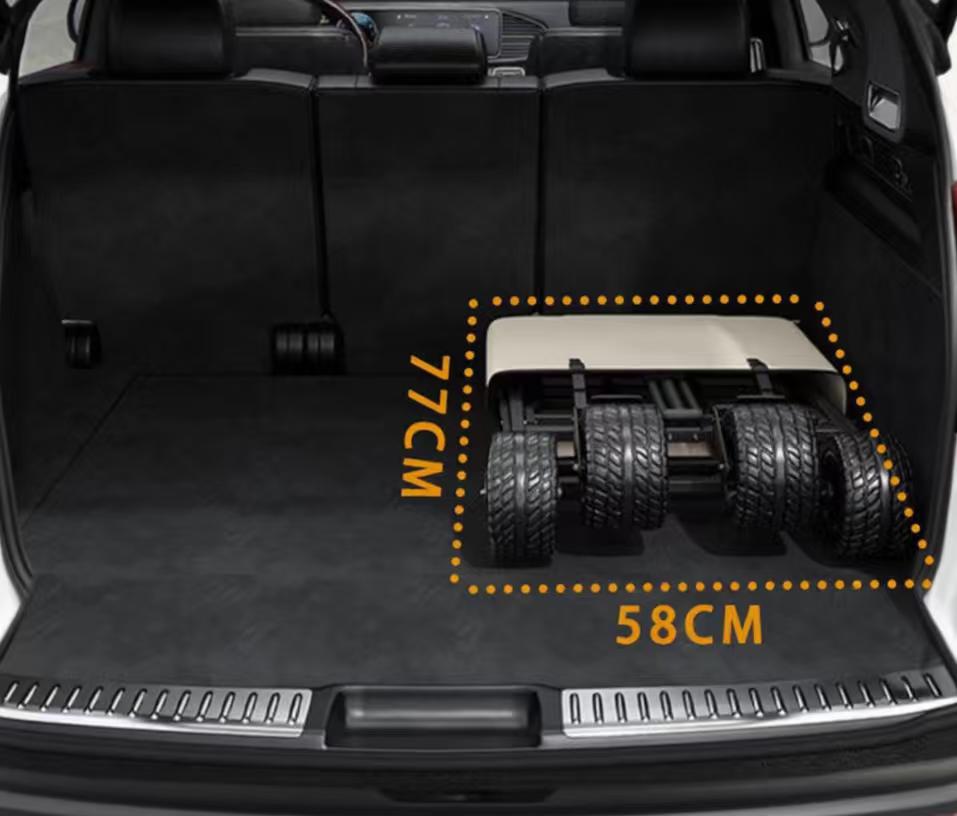 Collapsible Wagon Cart with Wheels Foldable - Folding Utility Heavy Duty Wagons Carts for Grocery Sports Garden Shopping Camping Wheelbarrows