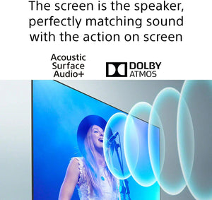 Certified Refurbished - Sony A90J 55 Inch TV: BRAVIA XR OLED 4K Ultra HD Smart Google TV - XR55A90J