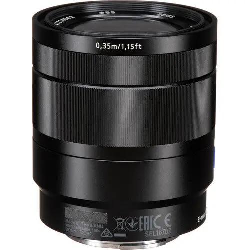 Certified Refurbished - Sony SEL1670Z Vario-Tessar T E 16-70mm F4 ZA OSS | Black