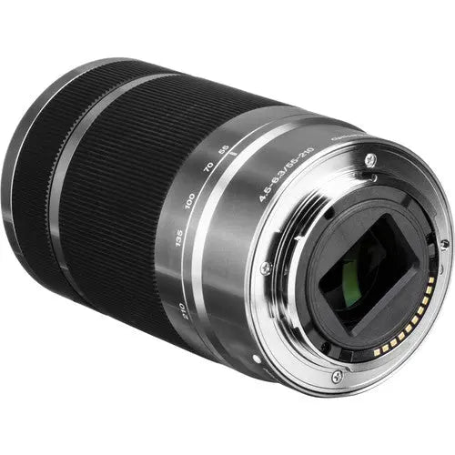 Certified Refurbished - Sony SEL55210 E 55-210mm F4.5-6.3 OSS E-mount Wide Zoom Lens - Silver
