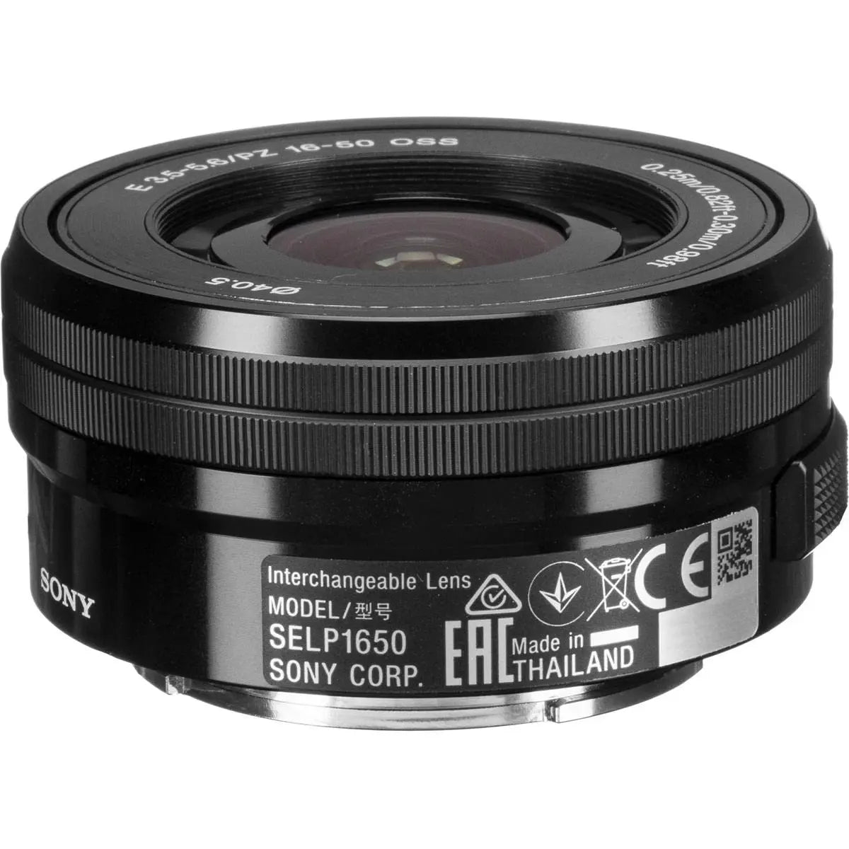 Certified Refurbished - Sony SELP1650 E PZ 16-50mm F3.5-5.6 OSS E-mount Power Zoom Lens
