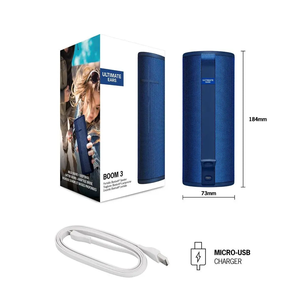 Certified Refurbished - UE BOOM 3 Blue 097855141040
