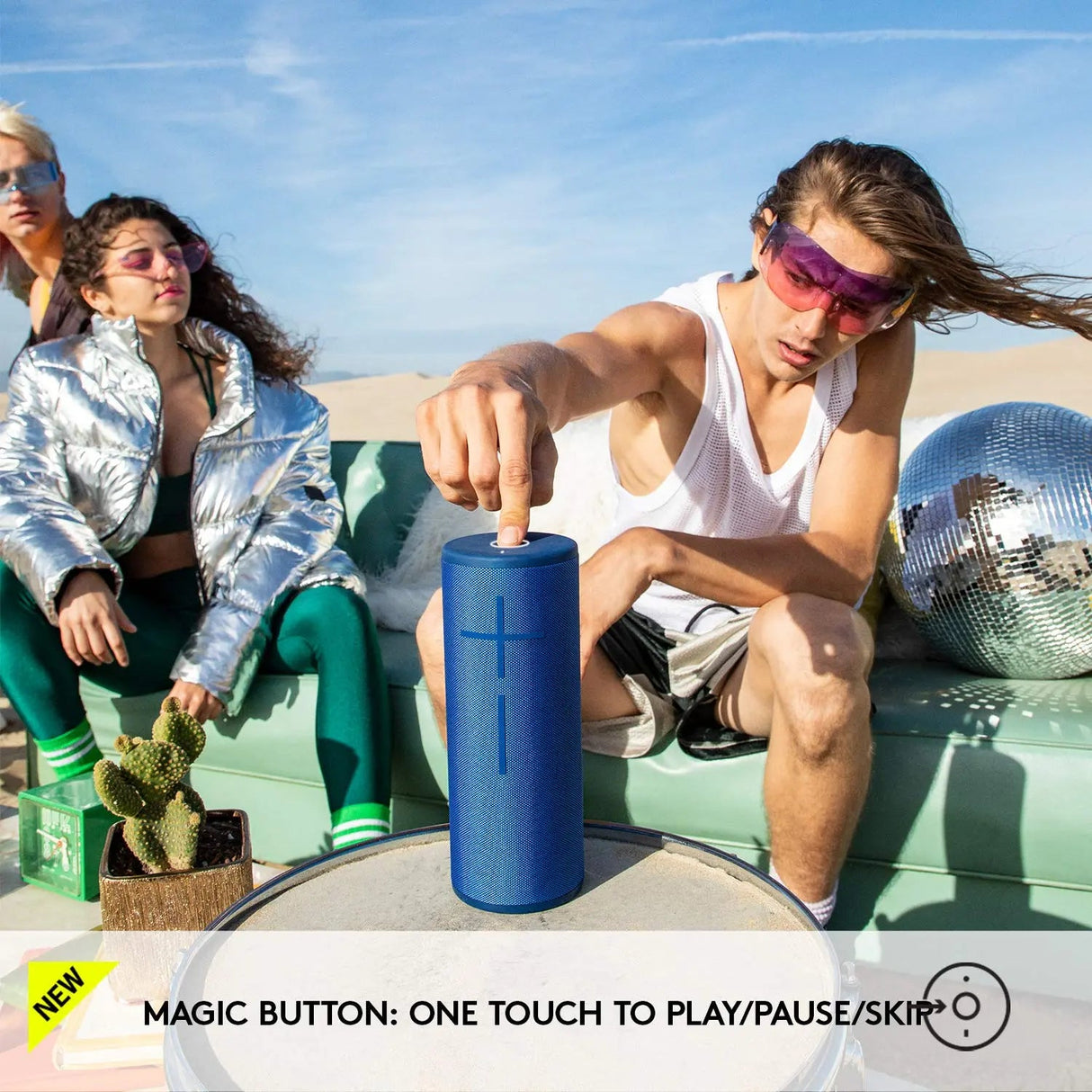 Certified Refurbished - Ultimate Ears MEGABOOM 3 Portable Wireless Bluetooth Speaker - 984-001392