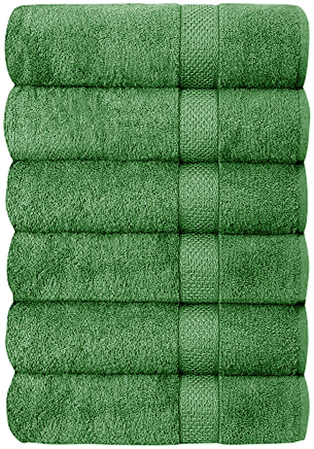 Set of 6 Hotel & Spa 100% Cotton Bath Towels 27x52 Inch