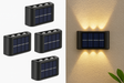 4-Pack-Solar-Outdoor-Wall-LED-Light-Outdoor-Lights