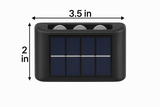 4-Pack Solar Outdoor Wall LED Light