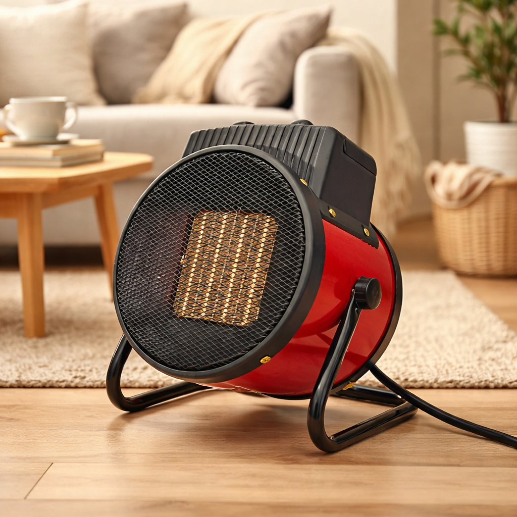 3000W Portable Electric Space Heater with Thermostat Fan & Safety