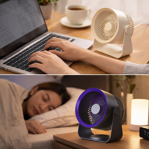 Portable Rechargeable Fan 4000mAh 3-Speed Type-C 5V