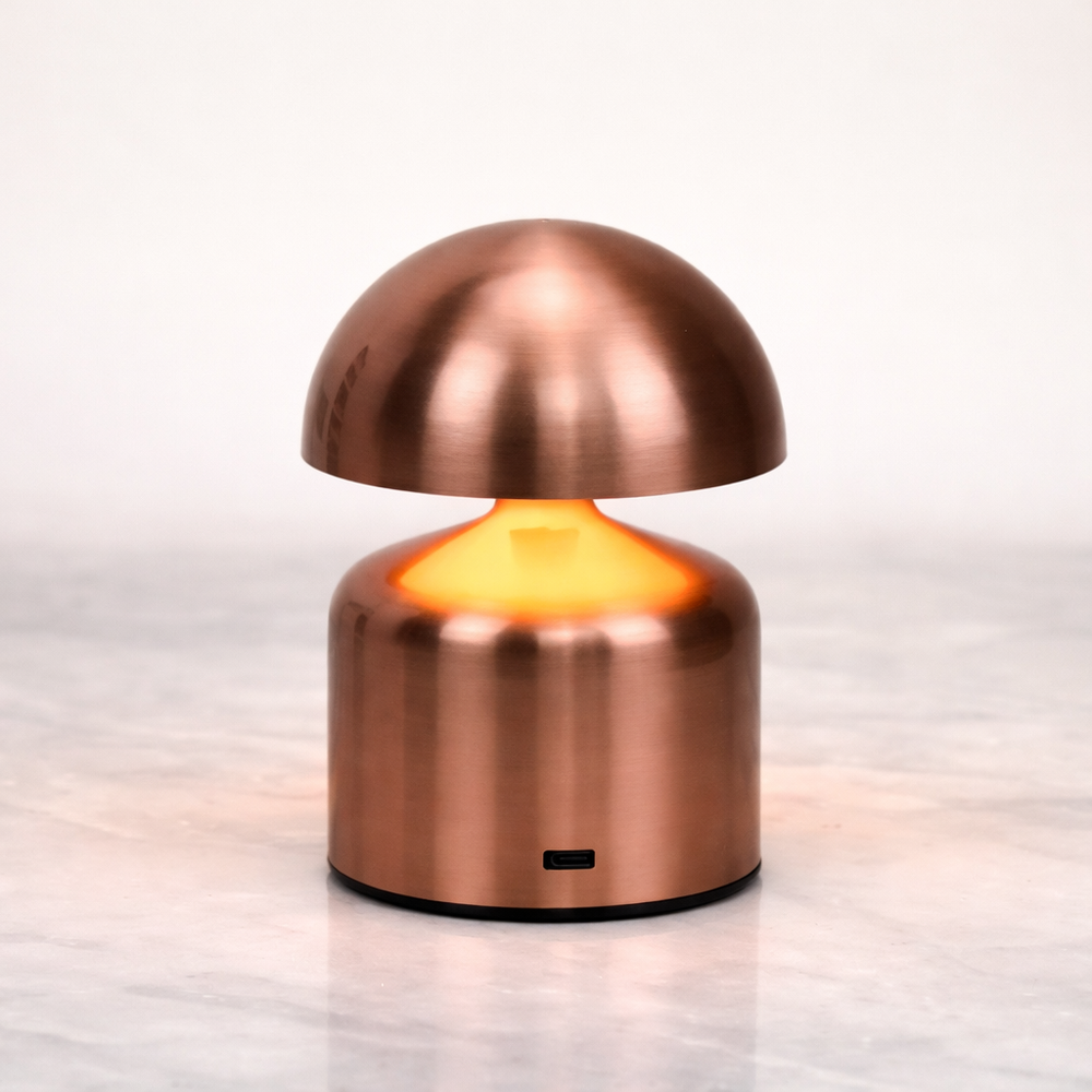 Touch LED Table Lamp USB Rechargeable 3 Color Dimming Bedside Night Light