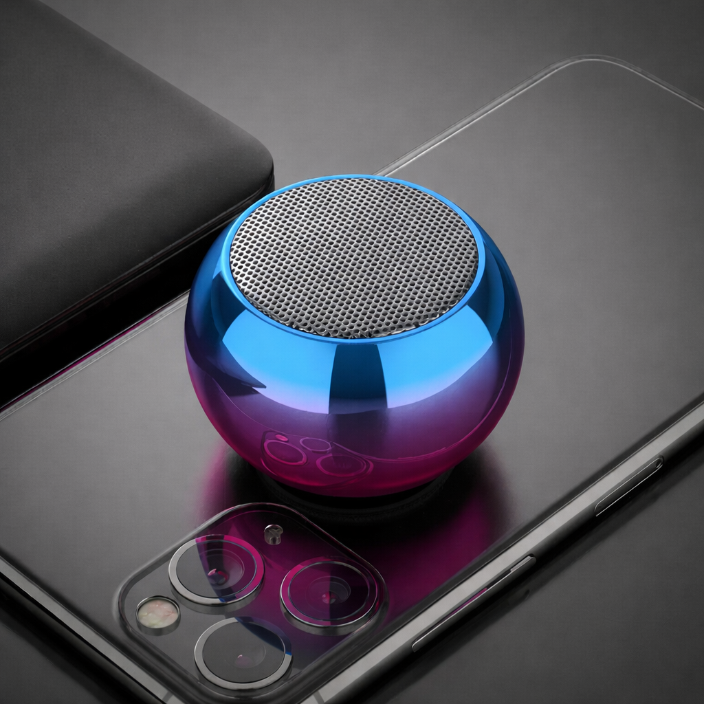Portable Wireless Bluetooth Speaker Mini Subwoofer Heavy Stereo Outdoor Steel