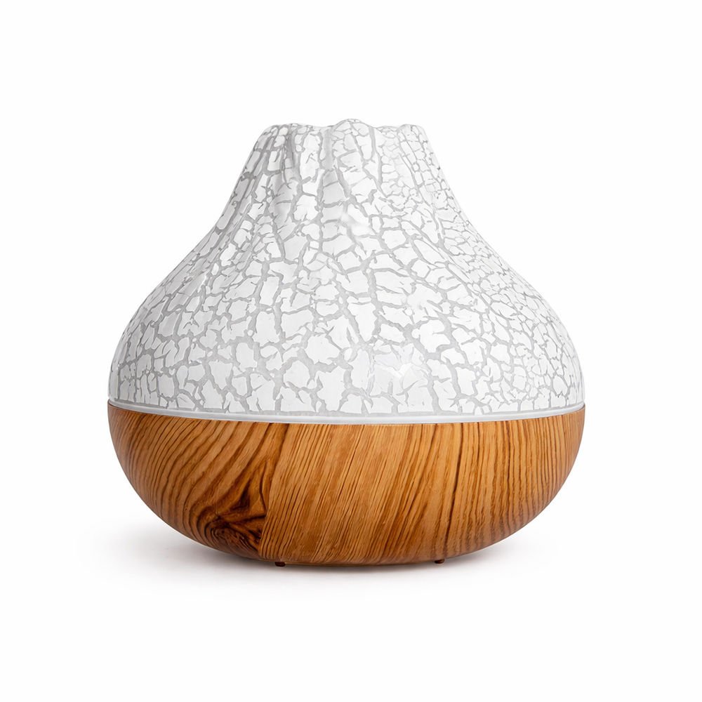 Volcano Air Humidifier 300ml USB Water Mist Diffuser Purifier with 7 Color Light