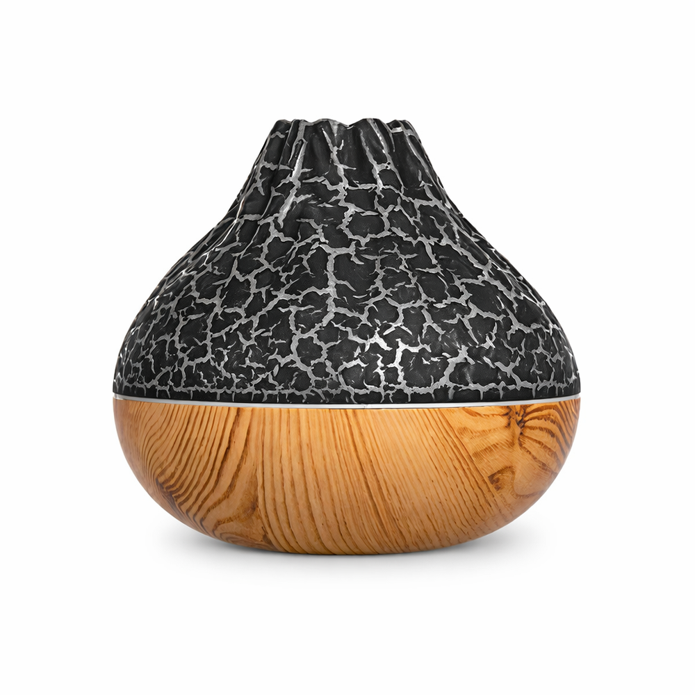 Volcano Air Humidifier 300ml USB Water Mist Diffuser Purifier with 7 Color Light