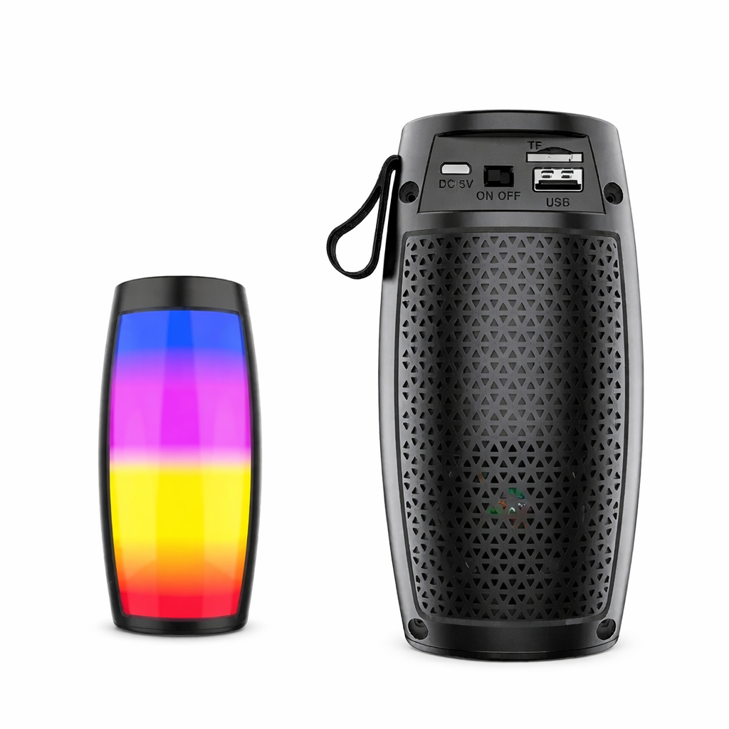 Portable Wireless Bluetooth Speaker with Deep Bass Loud Sound for Outdoor Home