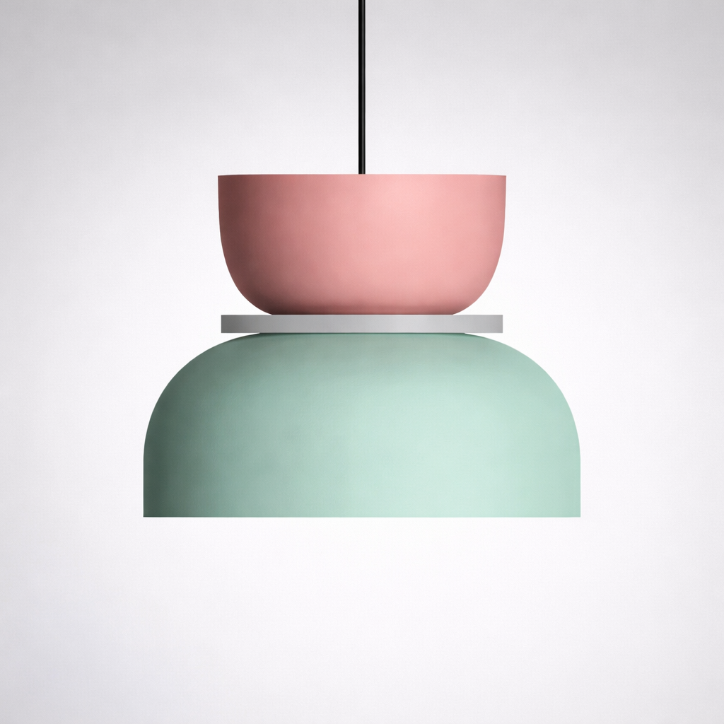 Modern Macaron LED Pendant Light Colorful Hanging Lamp for Dining Bedroom