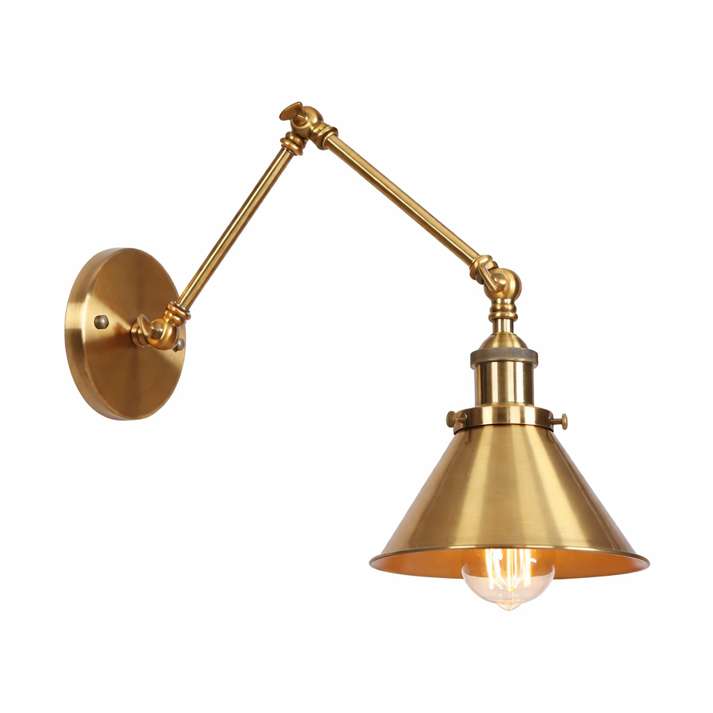 Modern Adjustable Wall Sconce Long Arm Reading Light Bedroom Living Room