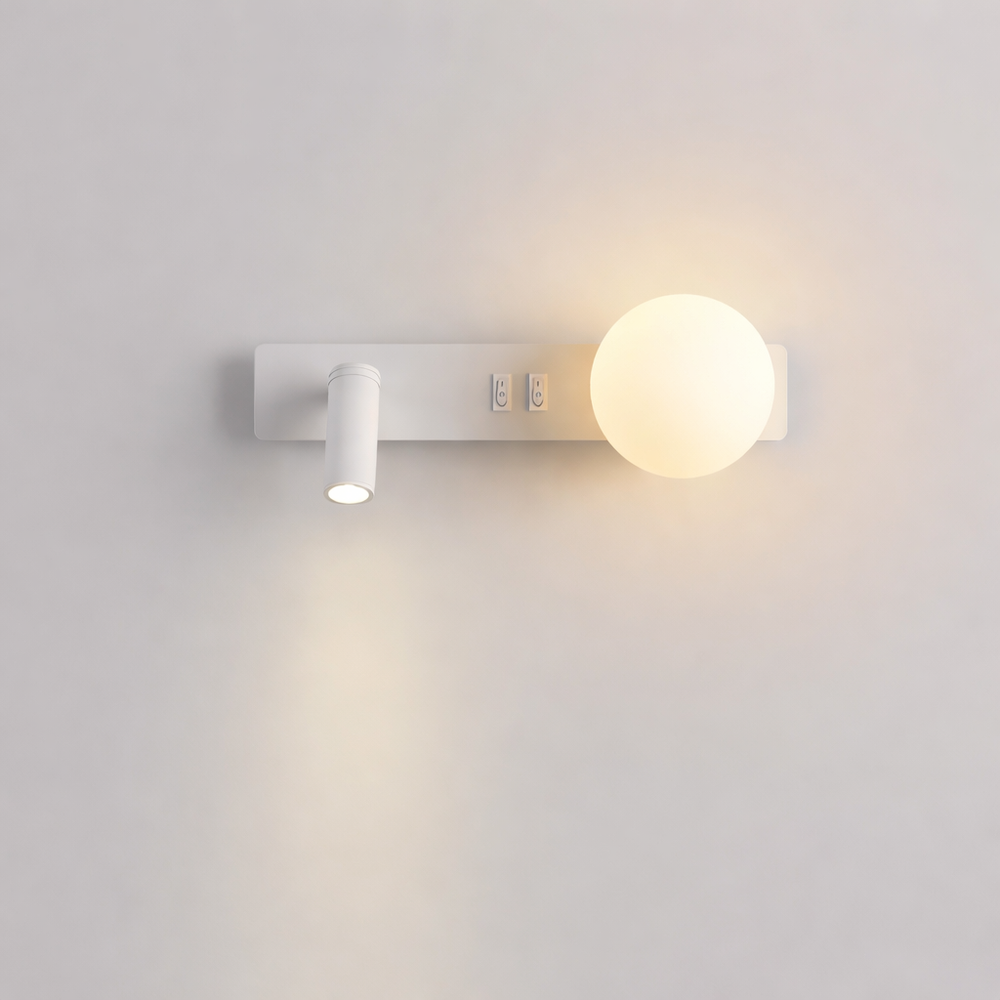 Minimalist LED Wall Sconce Italian Style Bedroom Bedside Living Room Light