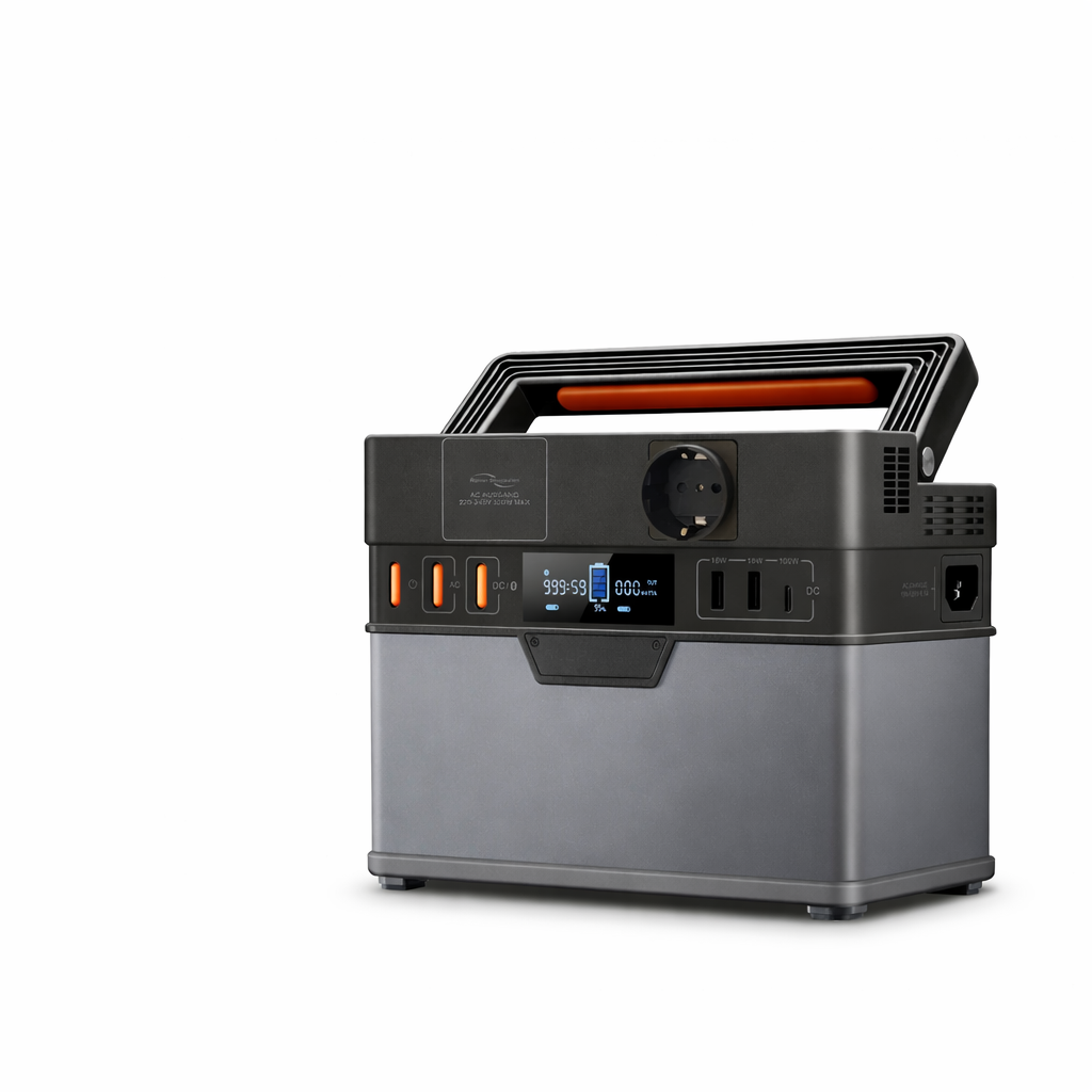 300W Portable Power Station 288Wh Backup Battery with Pure Sine Wave AC Outlets