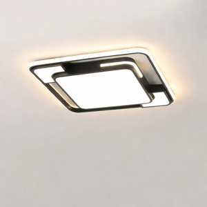 Remote Control LED Ceiling Light Square Modern Living Room Bedroom Dining Lamp