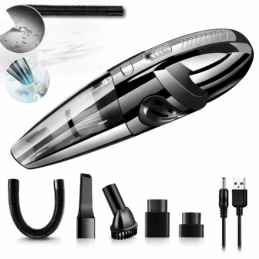 12000Pa Cordless Handheld Vacuum Cleaner Wet Dry USB Rechargeable for Car