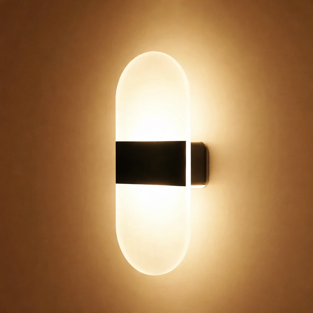 Touch Sensor LED Wall Lamp USB Rechargeable Modern Nordic Bedroom Living Room
