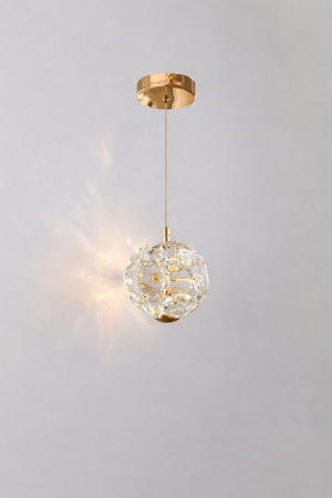 Modern K9 Crystal Bedside Wall Lamp Luxury Small Chandelier Ceiling Light Decor