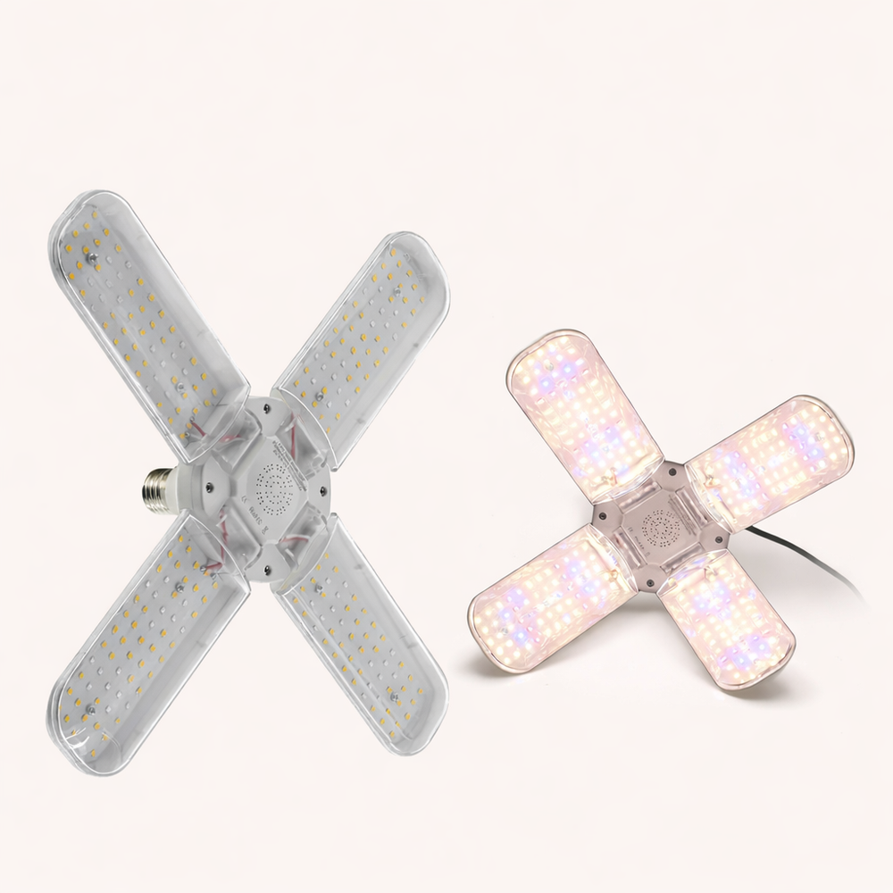 Foldable LED Grow Light E27 Full Spectrum Plant Bulb for Indoor Plants