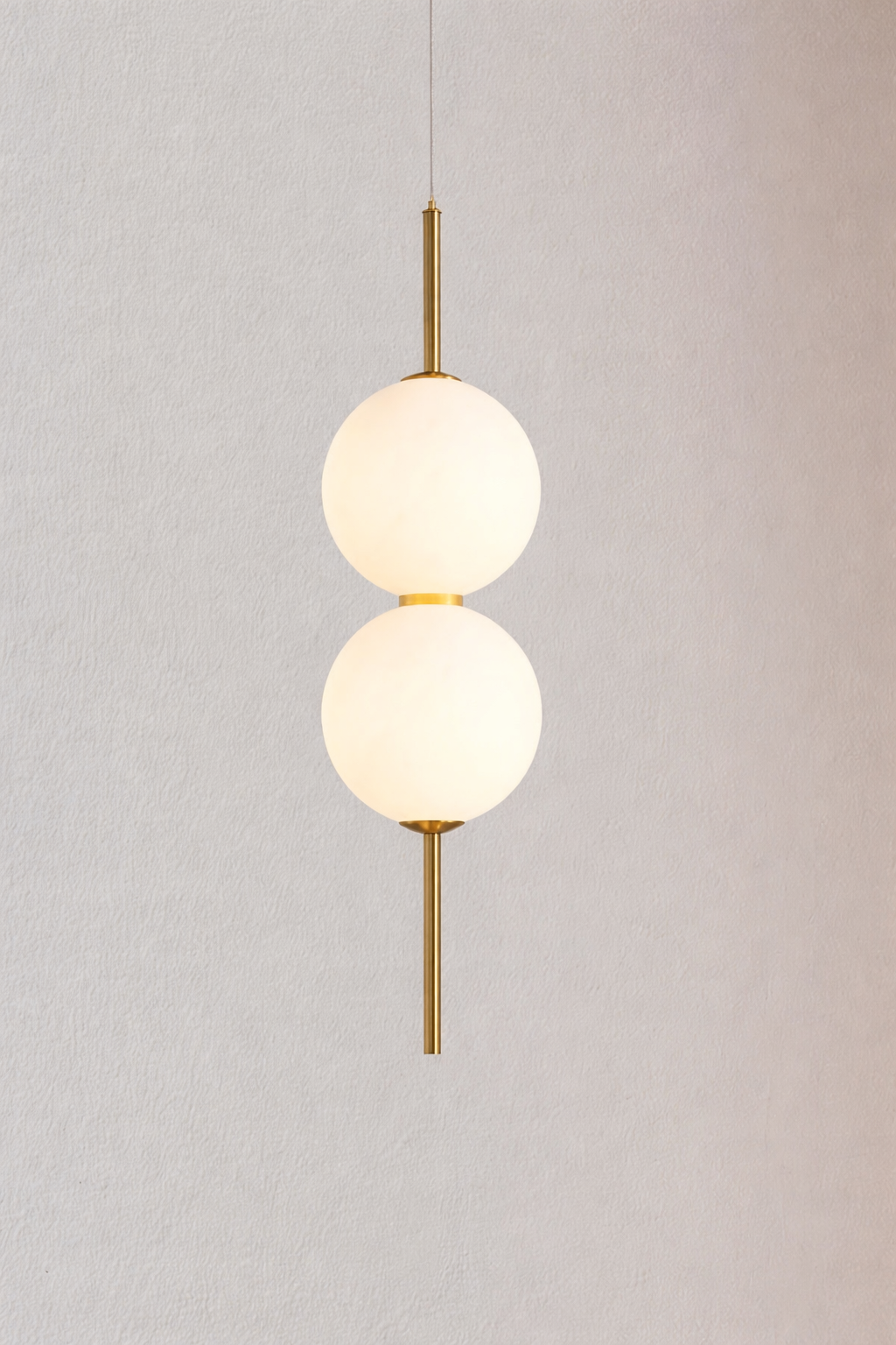Glass Ball Pendant Light Modern LED Hanging Lamp Bedroom Bedside Ceiling Decor
