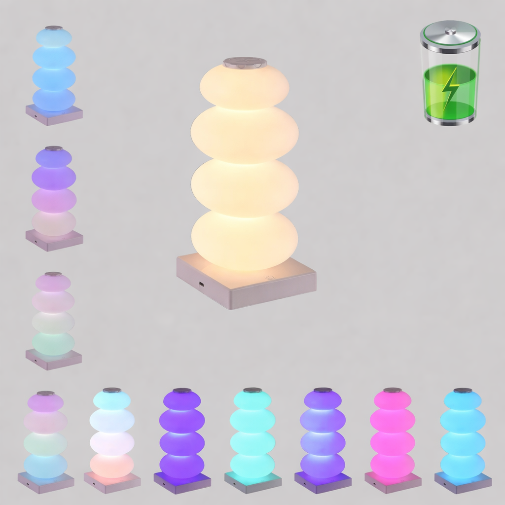 Touch RGB LED Table Lamp 16 Color Changing Bedside Ambient Night Light