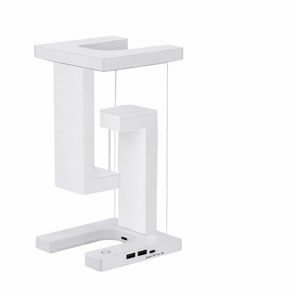 Magnetic Balance LED Desk Lamp Wireless Charger Creative Night Light Decor