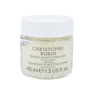 Christophe Robin Cleansing Purifying Scrub with Sea Salt 1.3oz - New