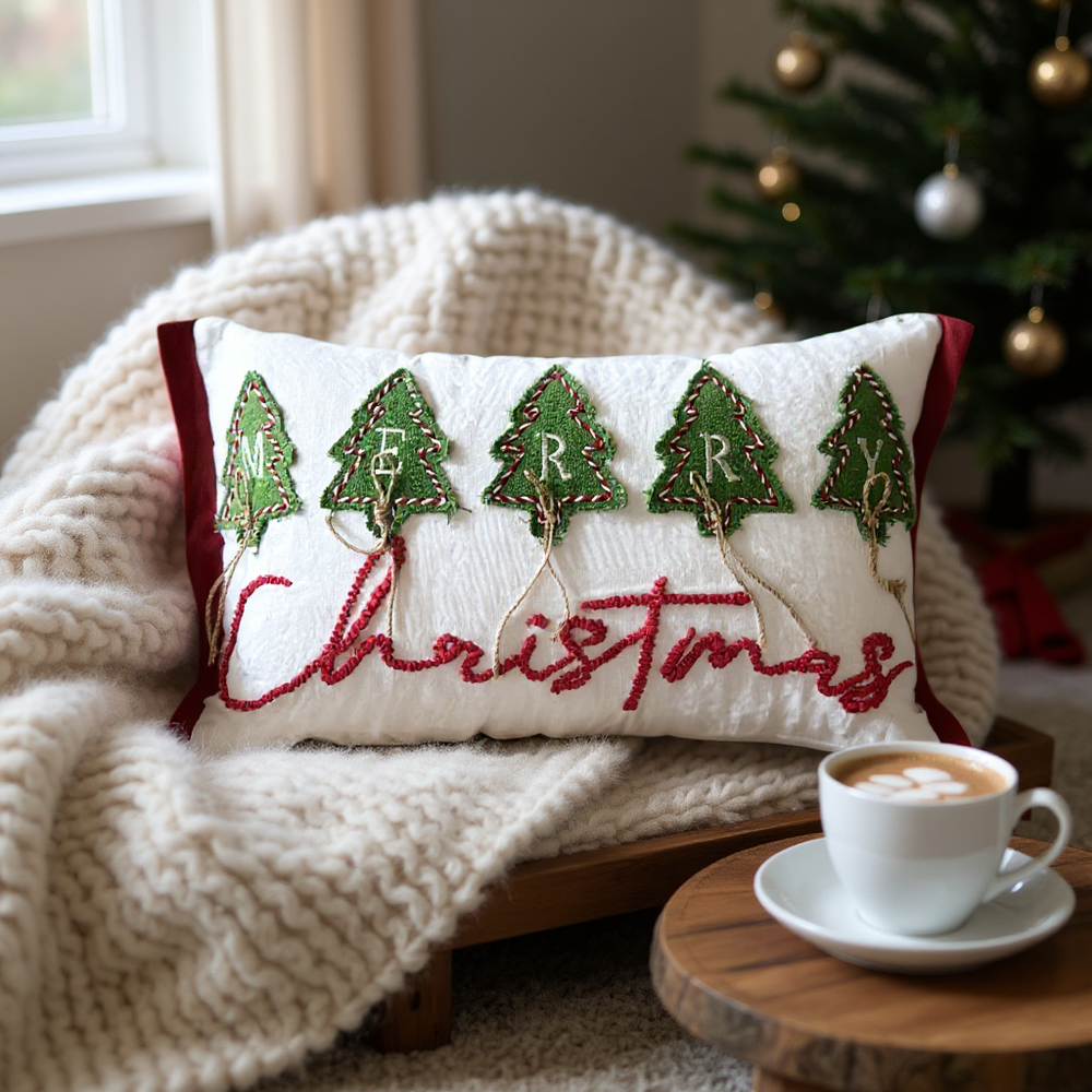 Merry-Christmas-Embroidered-and--Applique-Tree-with-Jute-Embellishments-Throw-Pillow-Throw-Pillow