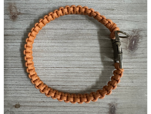 Cobra Braid in Mustard - Handmade Dog Collar