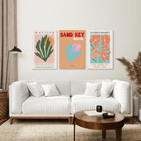 Trendy Colorful Prints Set of 3 Henri Matisse Art