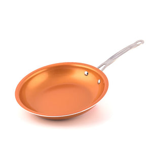 MASTERPAN Ceramic Nonstick Copper Color Frypan & Skillet, 10"