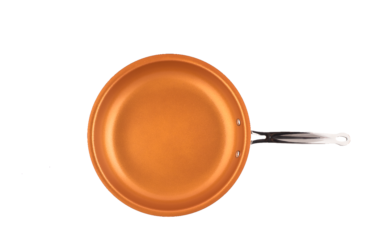 MASTERPAN Ceramic Nonstick Copper Color Frypan & Skillet, 10"