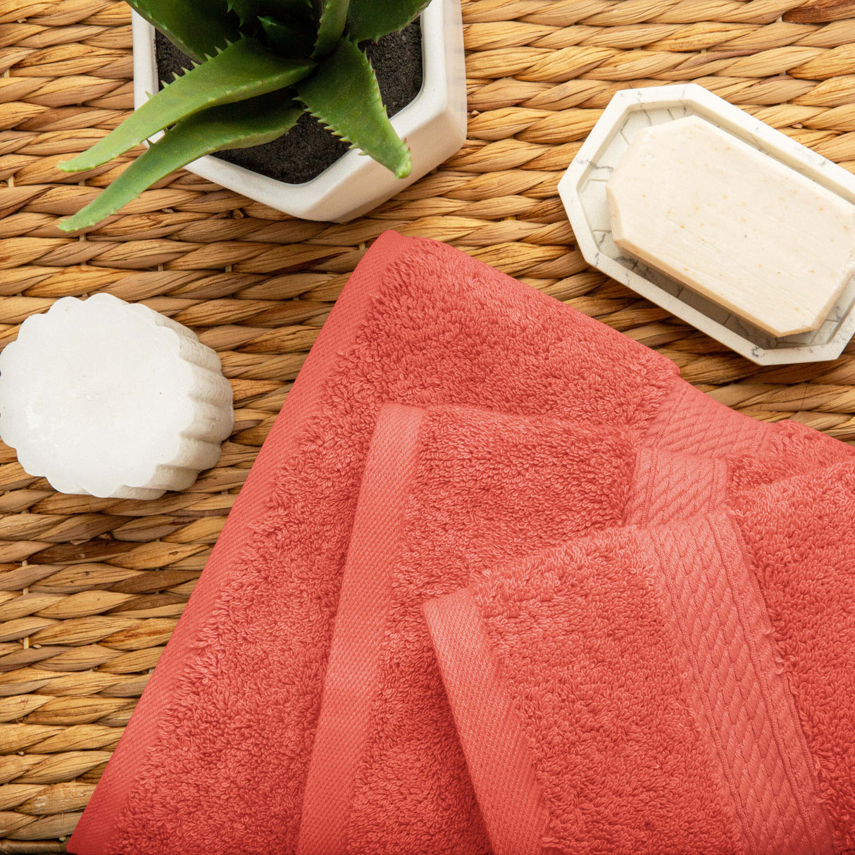 Madison Egyptian Cotton Plush Heavyweight 3 Piece Towel Set - Egyptian Cotton Towel Set by Superior Brand