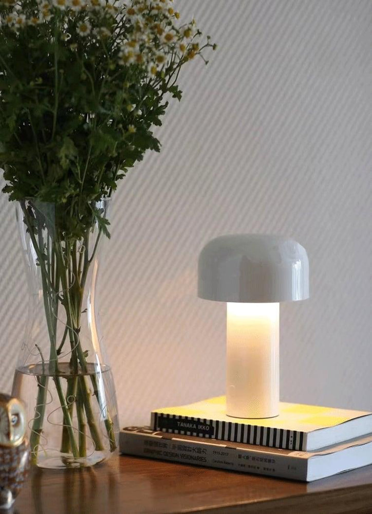 Cordless LED Table Lamp with Touch Control – Portable Mushroom Design for Indoor and Outdoor Use