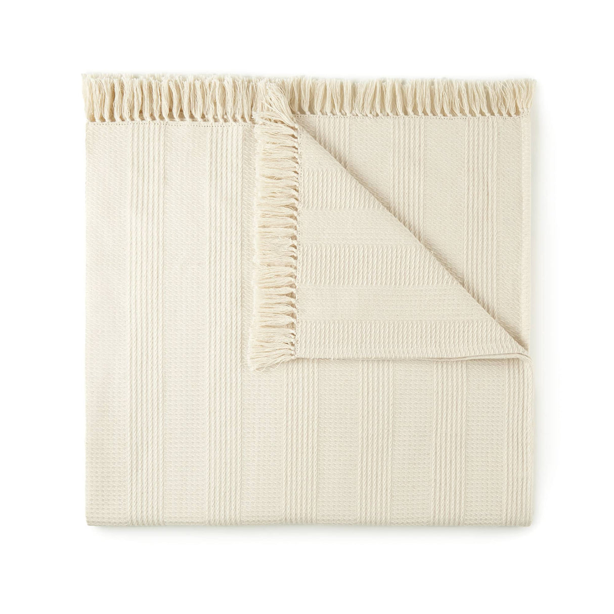 Organic Cotton Throw with Tassels