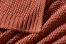 Cozy Knit Cotton Throw Blanket
