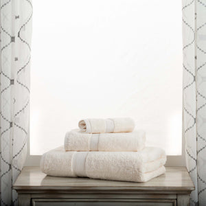 Madison Egyptian Cotton Plush Heavyweight 3 Piece Towel Set - Egyptian Cotton Towel Set by Superior Brand