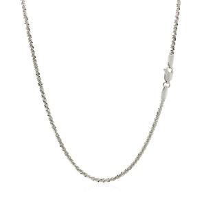 14k White Gold Sparkle Chain 1.5mm