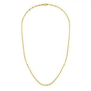 14k Yellow Gold Sparkle Valentino Chain (1.70 mm)