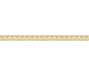 Lab Grown Round Diamond Tennis Bracelet in 14k Yellow Gold (5 cctw  F/G  VS2/SI1)