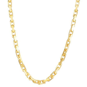 14k Yellow Gold French Cable Link Chain (4.80 mm)