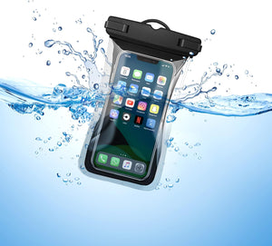 2-Pack Floatable Water Proof iPhone Phone Pouch (Patented Air Chamber) Floating Waterproof Dry Bag - Summer Accessories for Beach, Boating (fits iPhone 13, 14 Pro Max and Samsung s22, s23 Ultra)