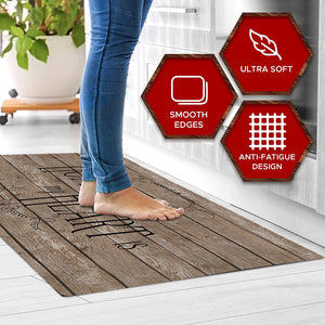 20"x55" Oversized Cushioned Anti-Fatigue Kitchen Runner Mat