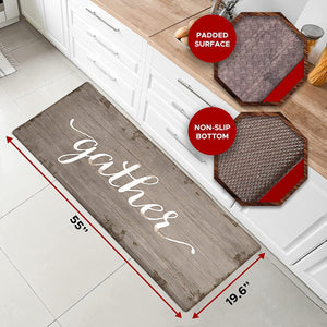 20"x55" Oversized Cushioned Anti-Fatigue Kitchen Runner Mat