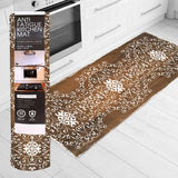 20"x55" Oversized Cushioned Anti-Fatigue Kitchen Runner Mat (Scroll)